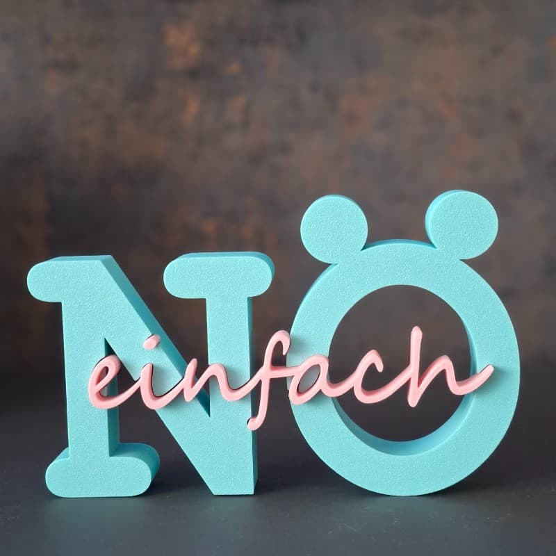 Statement Einfach Nö