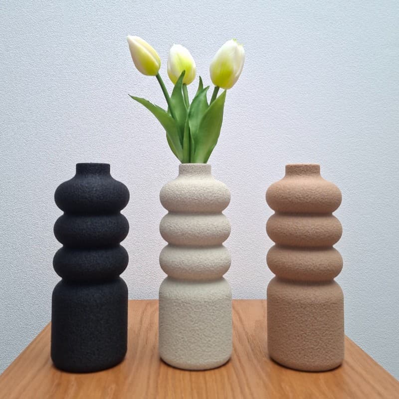 Vase im fuzzy Design